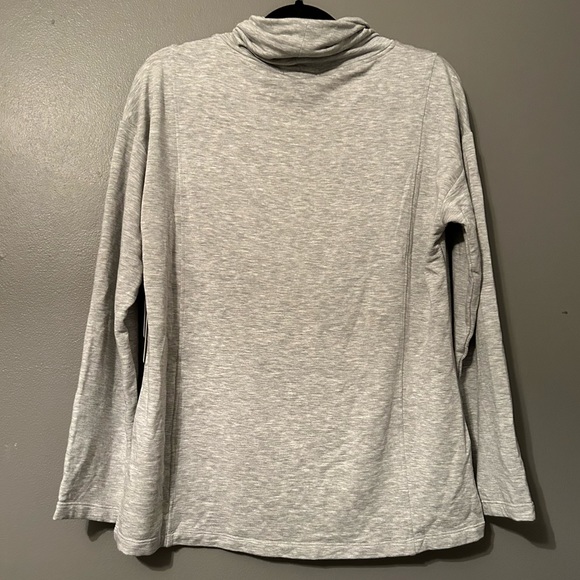 NWT 32 Degrees Heat Grey Sz Medium Mock Neck SOFT Tunic Top Blouse! - Picture 12 of 12